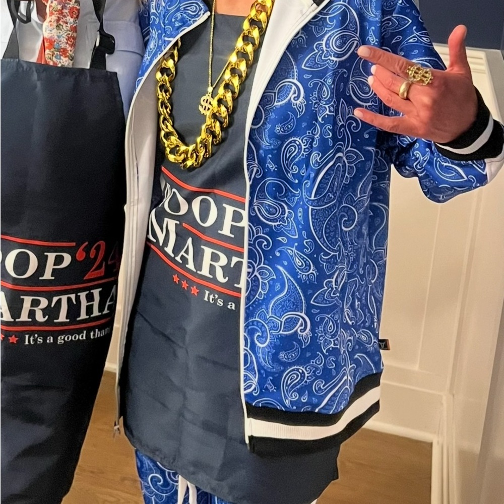 Blue paisley track suit/Snoop Dogg costume